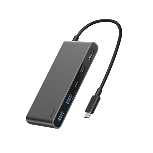 7-Port USB-C Hub with Dual USB-C Ports